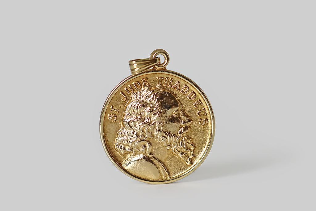 Saint jude deals pendant gold