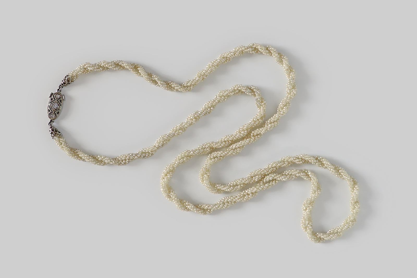【完売品】hirotaka Mosquito Pearl Necklace artdecoseedpearltorsadenecklac