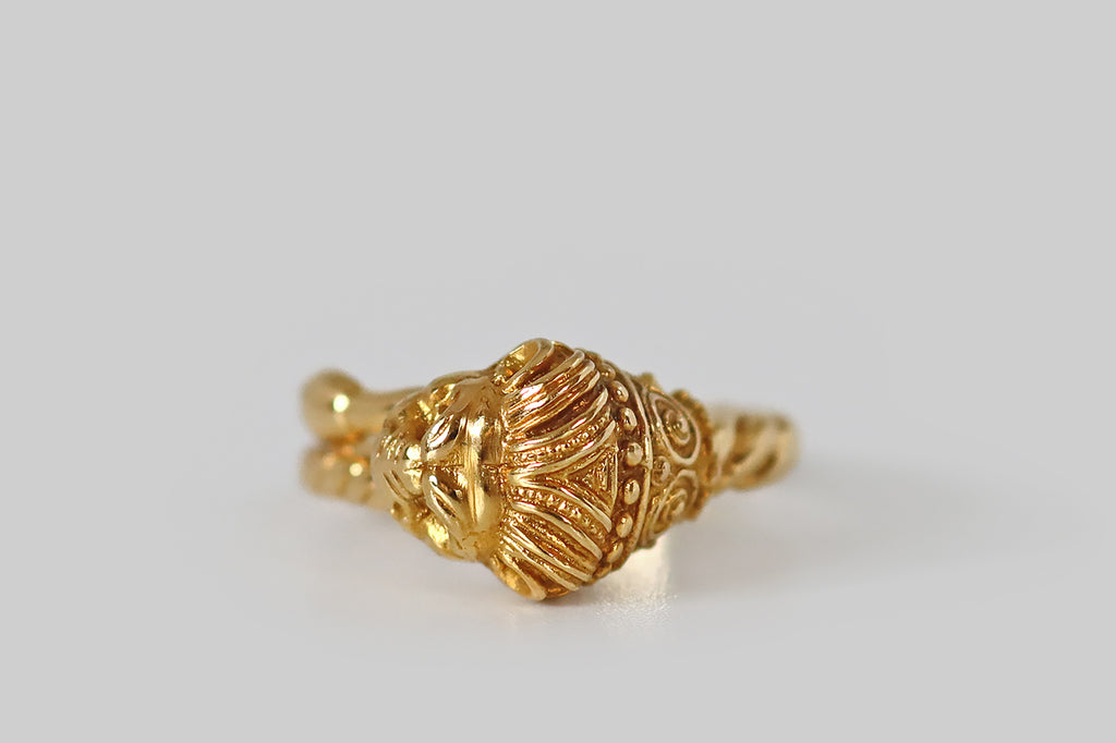Ilias Lalaounis Dainty Lion Wrap Ring