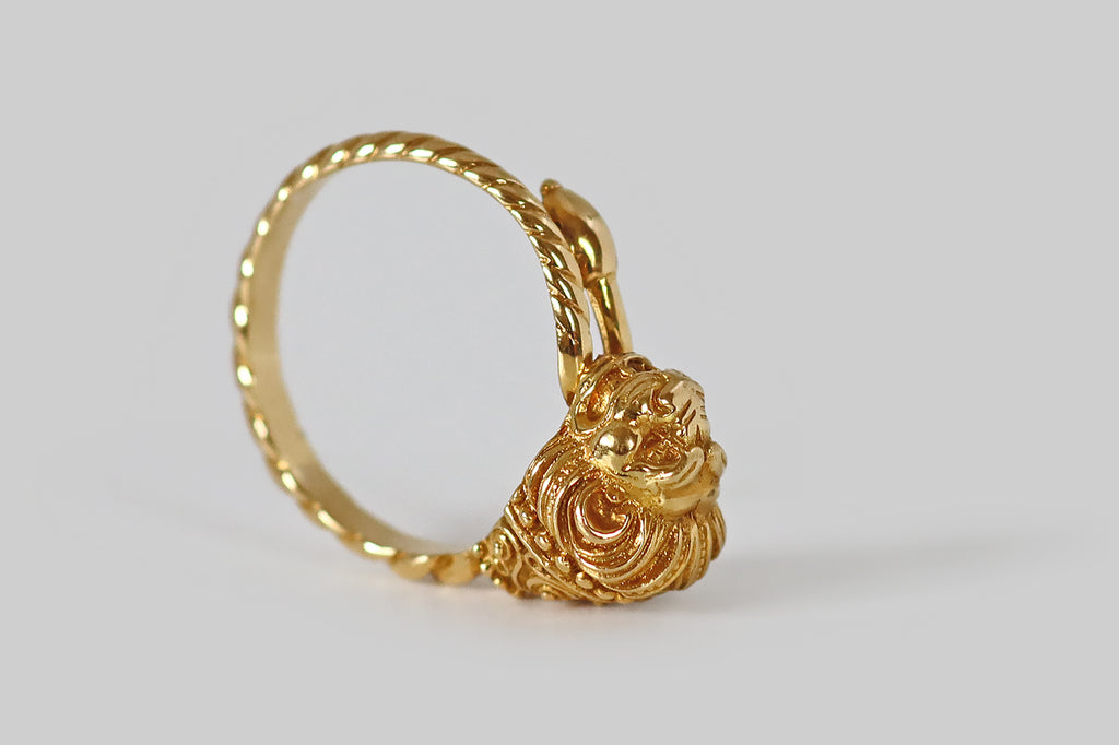Ilias Lalaounis Dainty Lion Wrap Ring