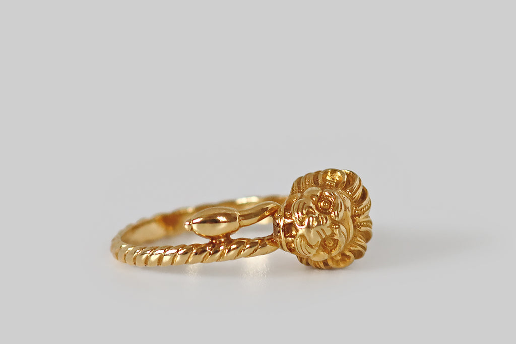 Ilias Lalaounis Dainty Lion Wrap Ring