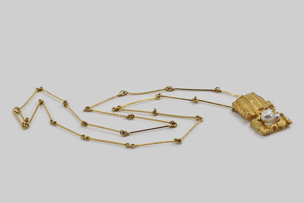 1970s Björn Weckström Lapponia Necklace