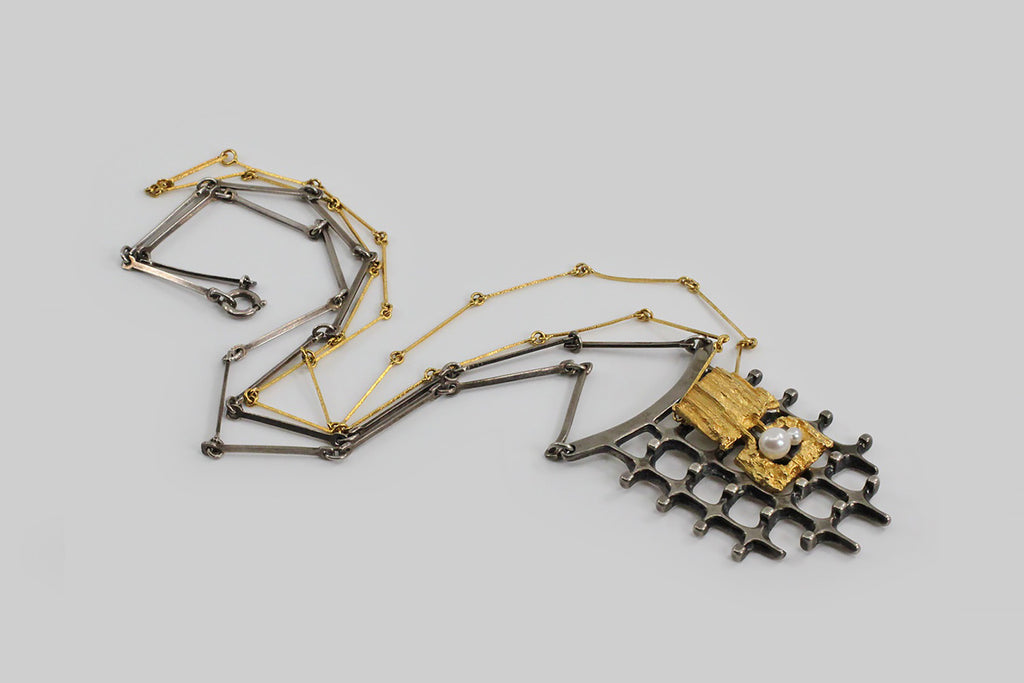 1970s Björn Weckström Lapponia Necklace