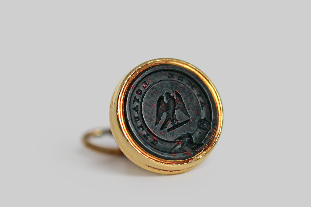 Victorian "Aymez Loyaulte" Intaglio Fob