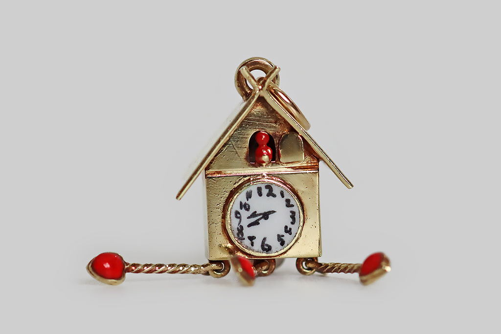 Sloan & Co. Miniature Cuckoo Clock Charm