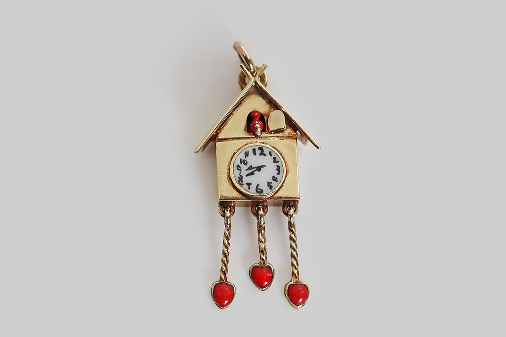 Sloan & Co. Miniature Cuckoo Clock Charm